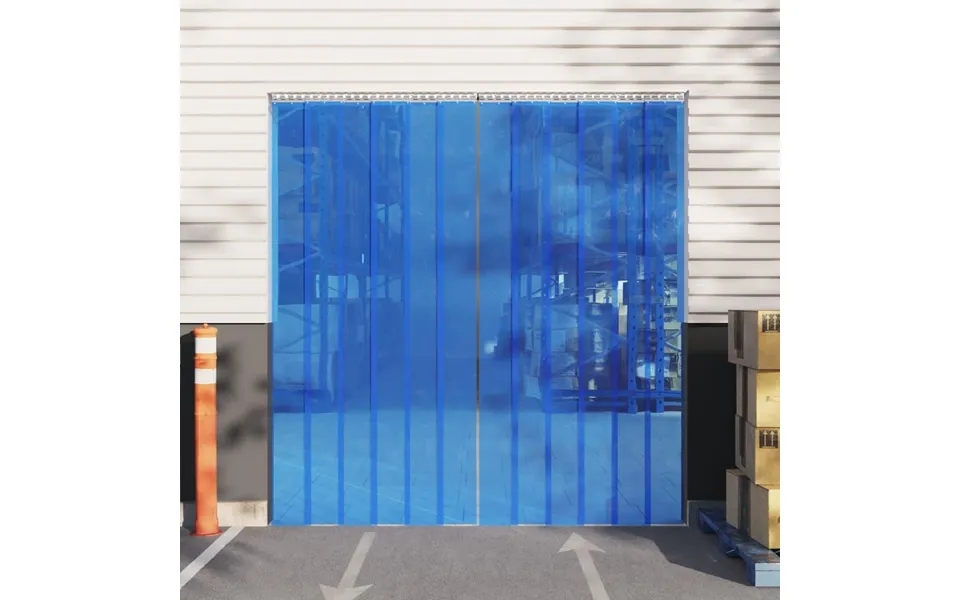 Bændelgardin 300 Mm X 2,6 Mm 25 M Pvc Blå