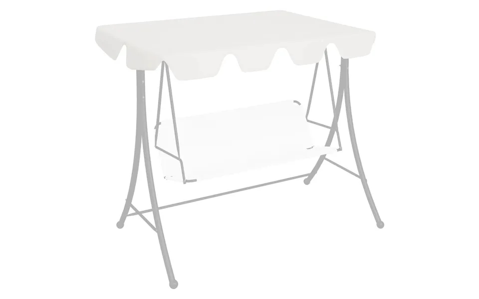 Baldakin Til Havegynge 150 130x105 70 Cm Hvid