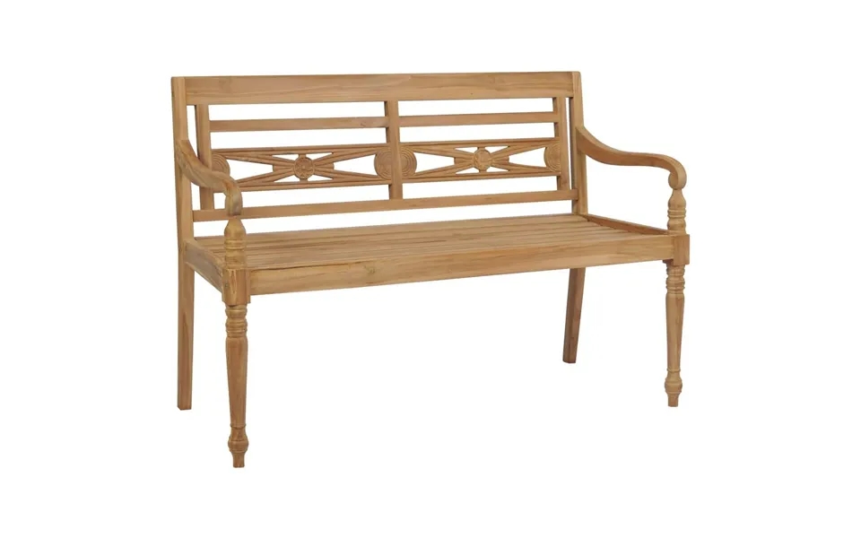 Batavia-bænk 120 Cm Teaktræ