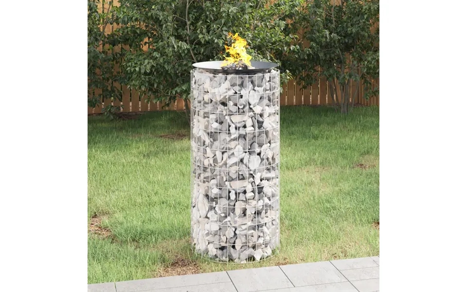 Gabion-bålkurv Ø 50 Cm Galvaniseret Jern