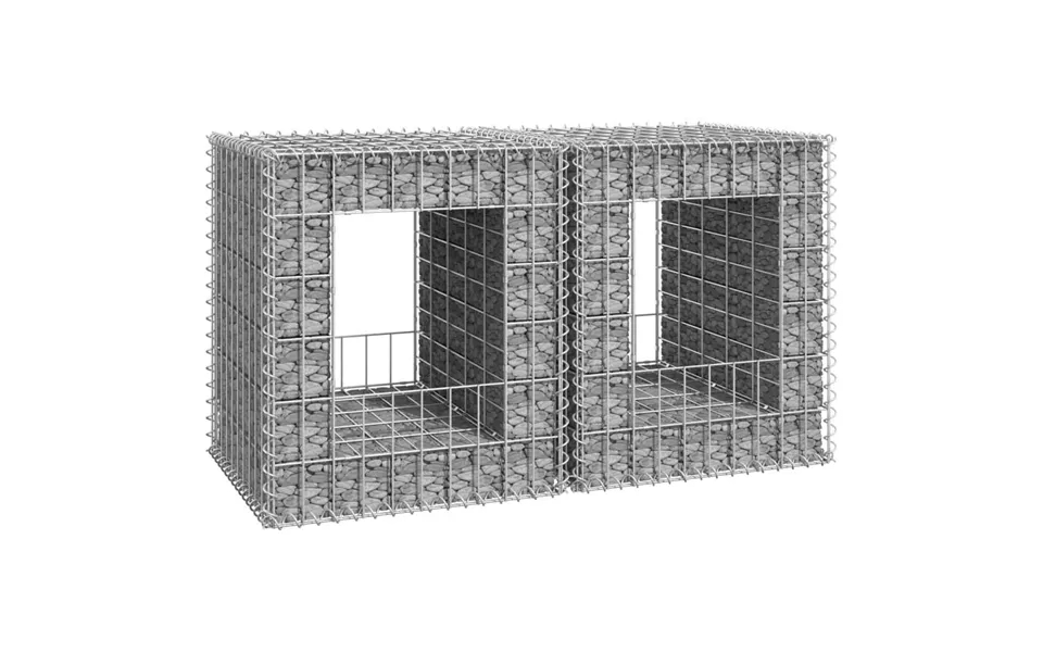 Gabionkurve 2 Stk. 50x50x60 Cm Jern