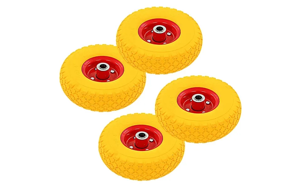 Hjul Til Sækkevogn 4 Stk. 3.00-4 245x82 Massivt Pu