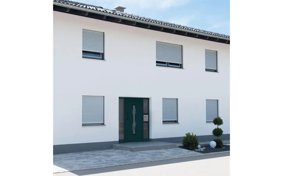 Hoveddør 98x208 Cm Pvc Antracitgrå