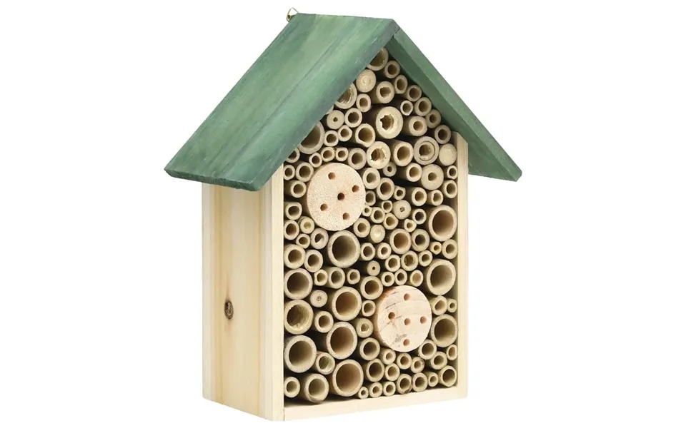 Insekthotel 2 Stk. 23x14x29 Cm Fyrretræ