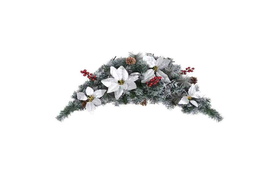Julebue Med Led-lys Grøn 90 Cm Pvc