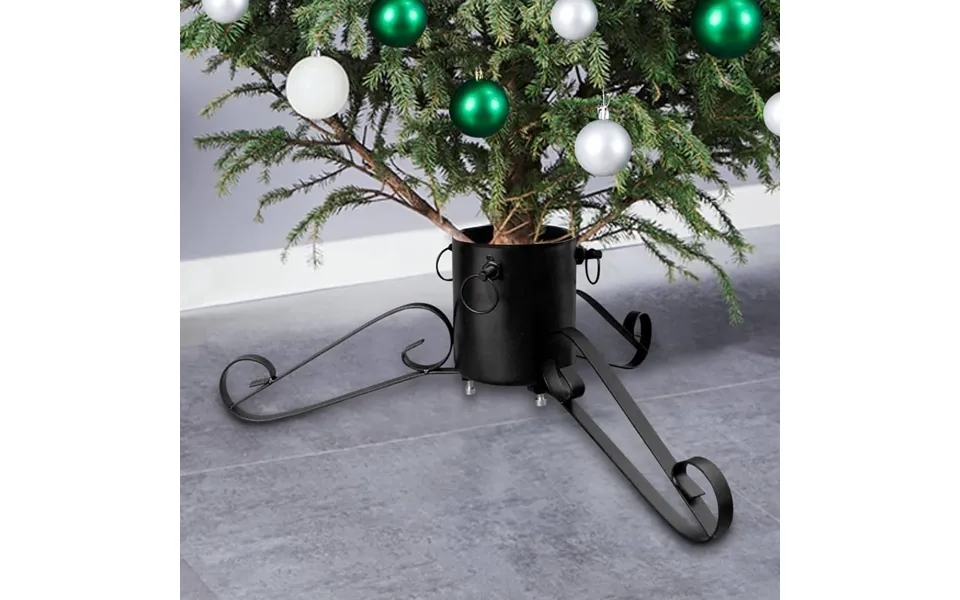 Juletræsfod 58x58x21 Cm Sort