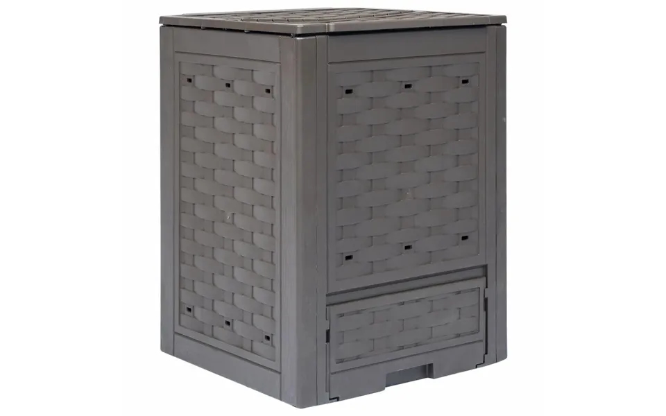 Kompostbeholder Til Haven 300 L 60 X 60 X 83 Cm Brun