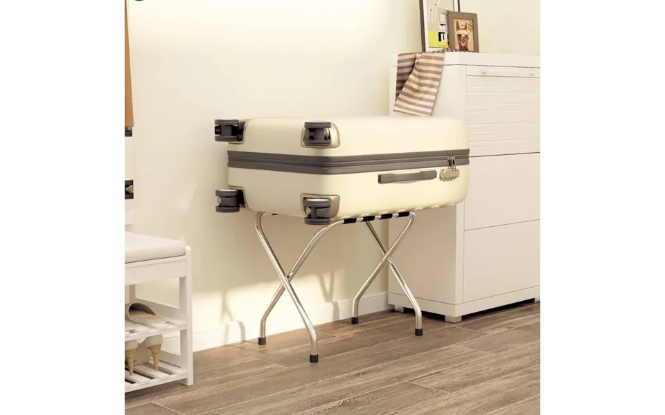 Kuffertstativ 56x40x49 Cm Sølvfarvet