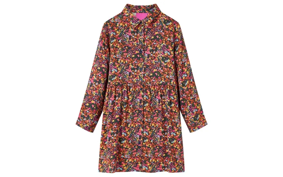 Langærmet Kjole Til Børn Str. 140 Flerfarvet