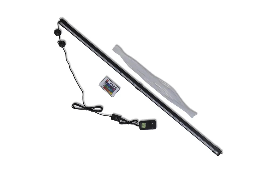 Led-akvarielampe Med Boblefunktion 94 Cm Rgb-farver