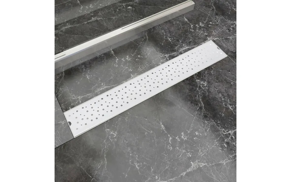 Lineært Bruseafløb Bobledesign 730x140 Mm Rustfrit Stål