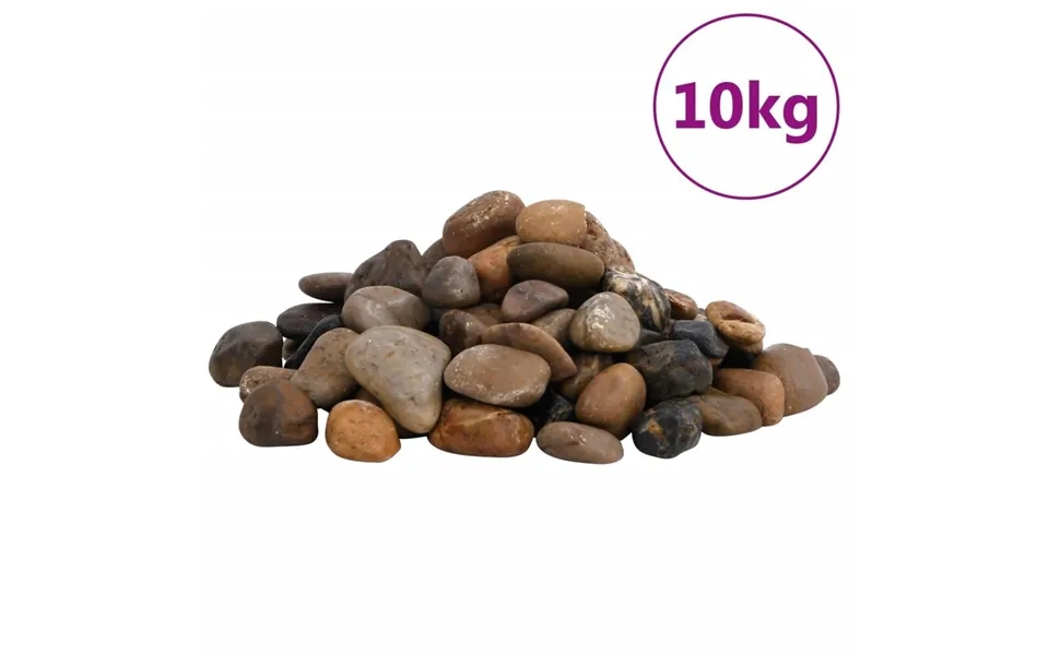 Polerede Småsten 10 Kg 2-5 Cm Flerfarvet