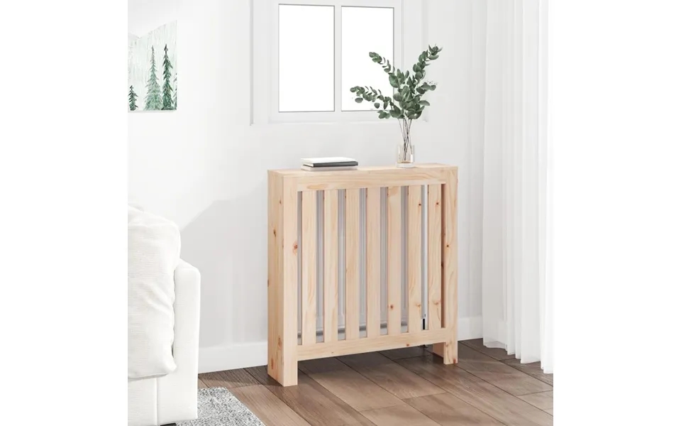 Radiatorskjuler 79,5x19x84 Cm Massivt Fyrretræ