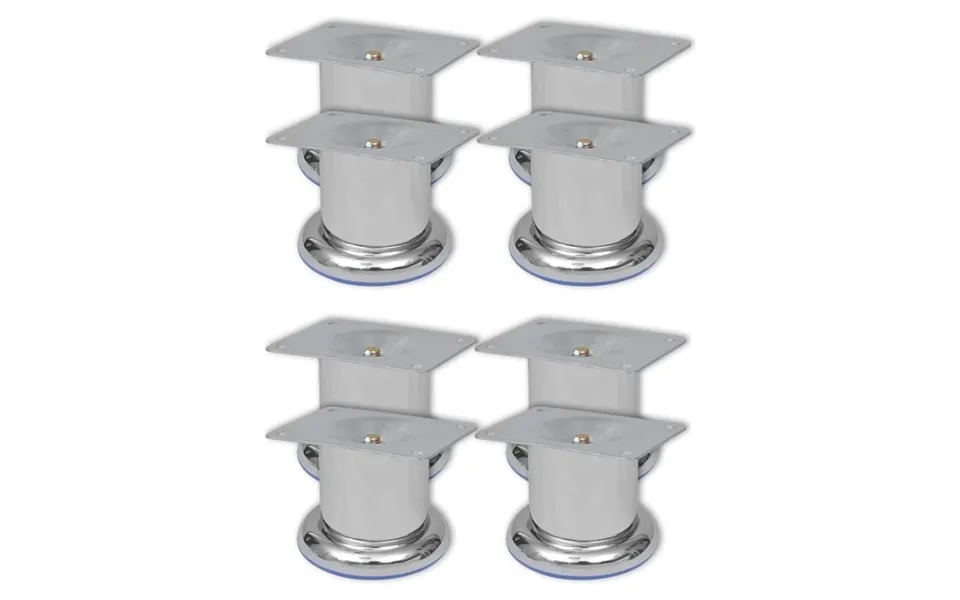 Runde Sofaben I Krom 8 Stk. 60 Mm