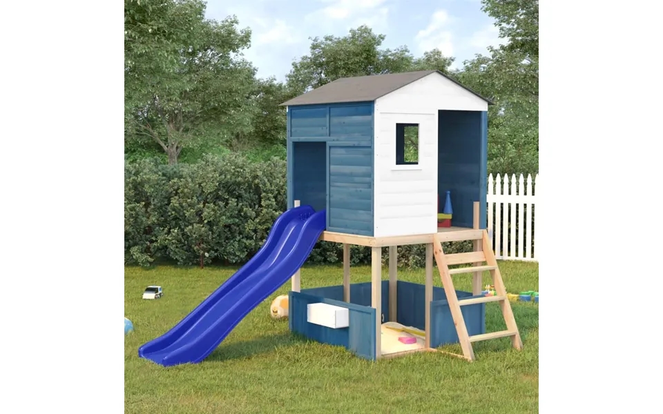 Rutsjebane 175x38x23 Cm Polypropylen Blå