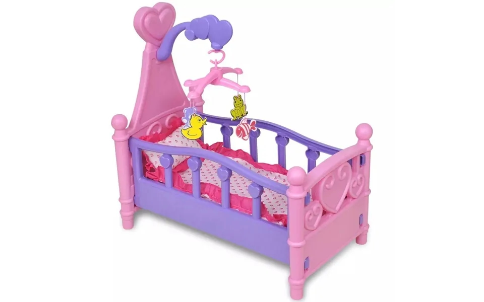 Seng Til Legetøjsdukke Lyserød Og Lilla