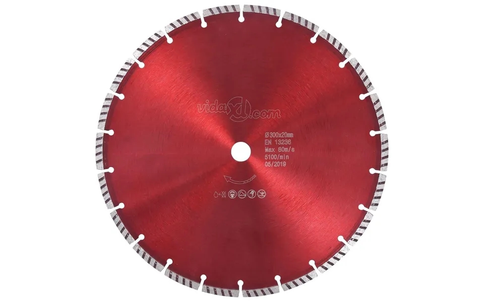 Skæreskive Til Diamantskærer Med Turbo 300 Mm Stål