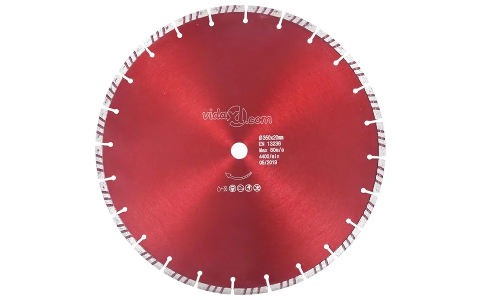 Skæreskive Til Diamantskærer Med Turbo 350 Mm Stål