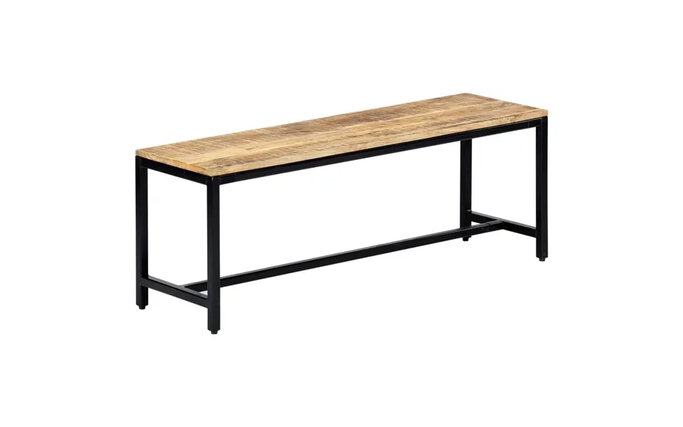 Spisebordsbænk 120 Cm Massivt Ru Mangotræ
