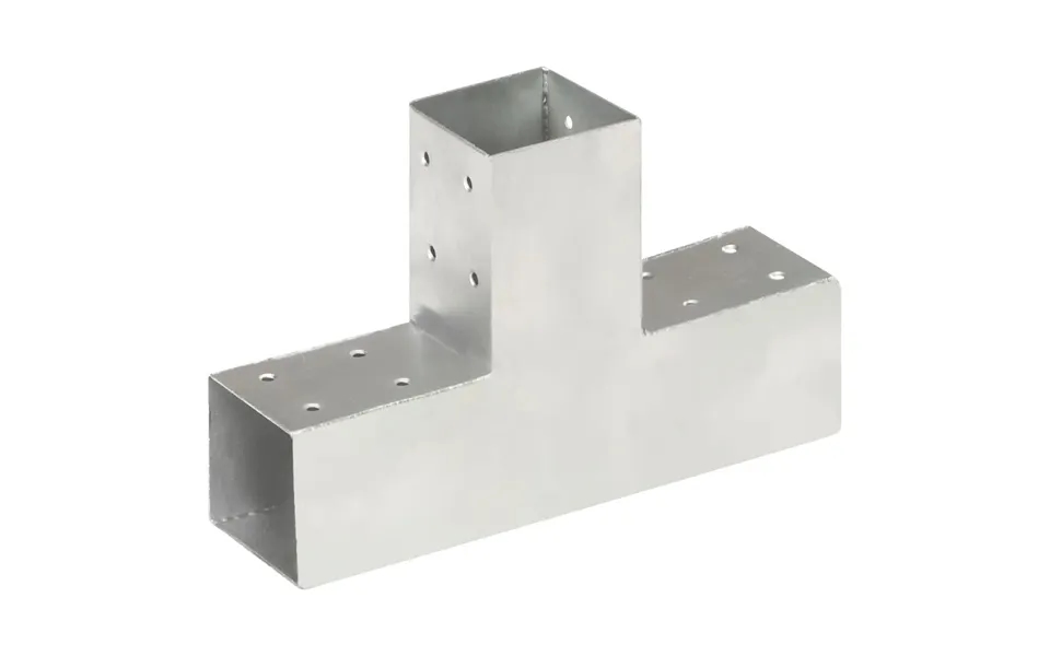 Stolpebeslag T-form 71x71 Mm Galvaniseret Metal