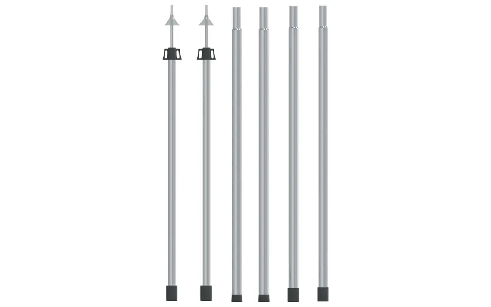 Teleskopstænger Til Presenning 2 Stk. 102-60 Cm Aluminium