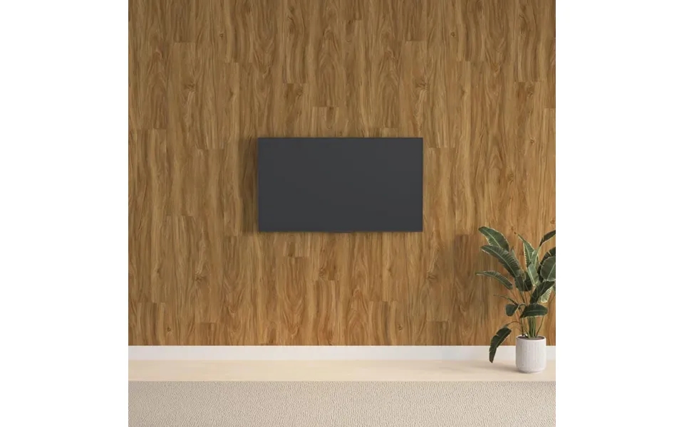 Vægpaneler 2,06 M Trælook Pvc Brun