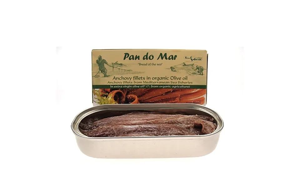 Ansjoser I Økologisk Olivenolie