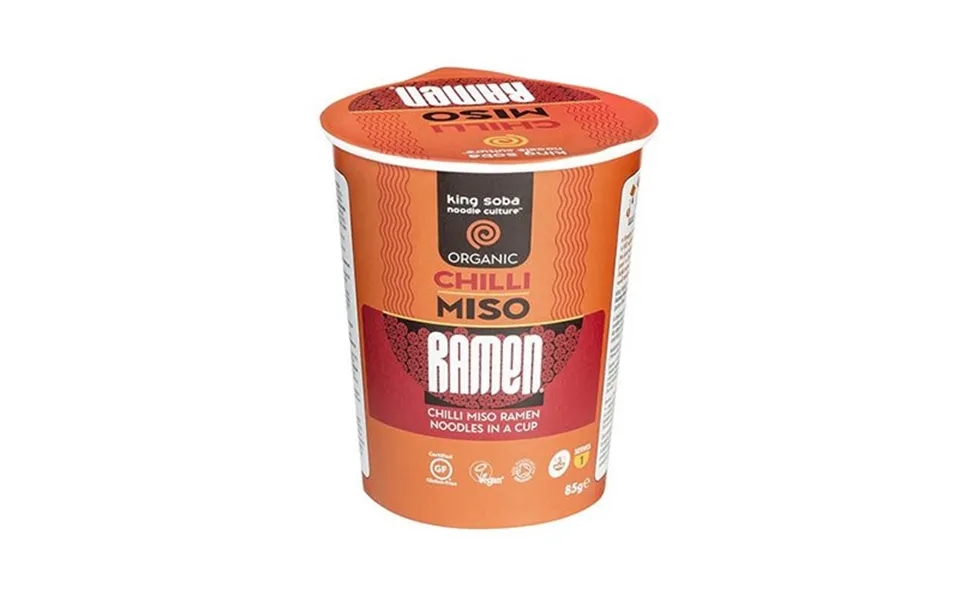Glutenfri Chili Miso Ramen Instant Kupnudler