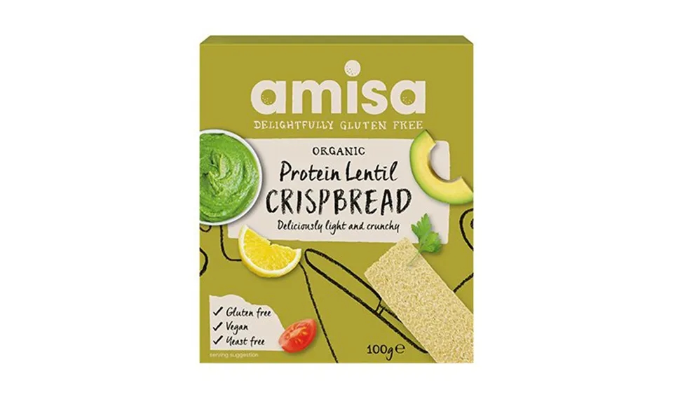 Knækbrød Med Linser - Glutenfri Og Økologisk