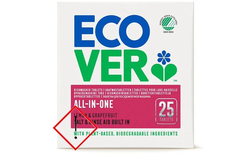 Opvasketabs All In One - Ecover 25 Stk