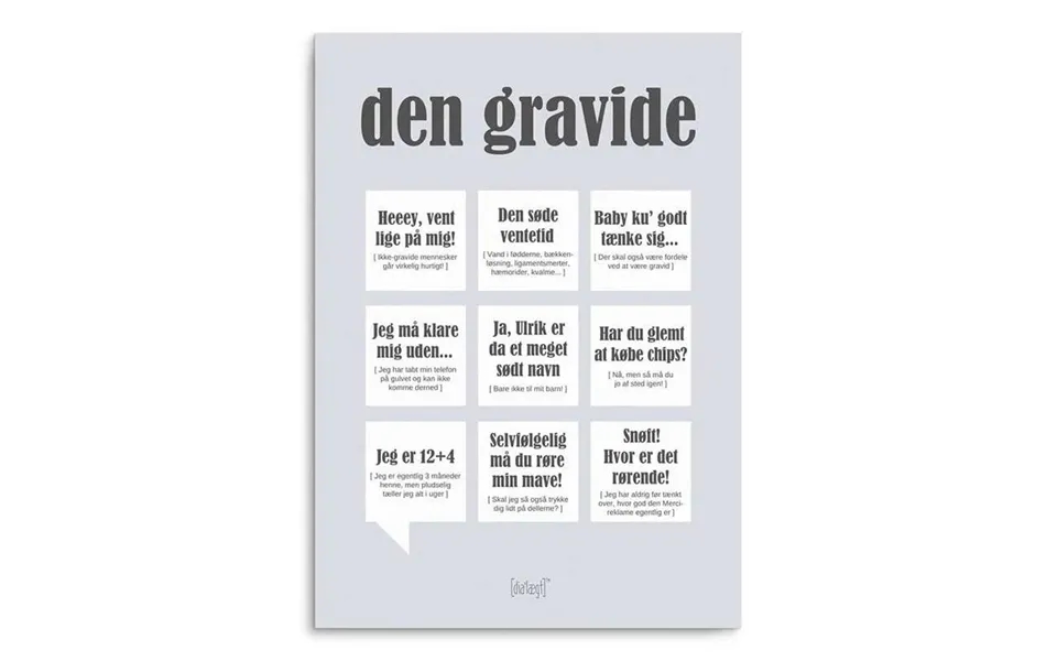 Dialægt Den Gravide - Størrelser