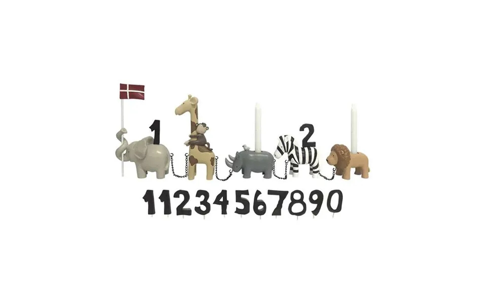 Kids By Friis Fødselsdagstog - Safari M. 11 Tal