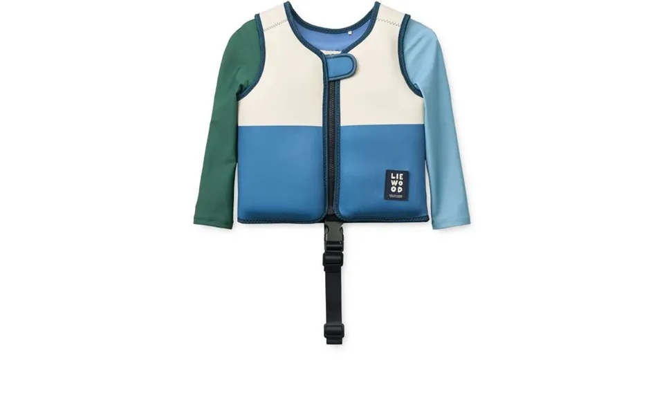 Liewood Dove Badevest Med Ærmer - Riverside Multi Mix