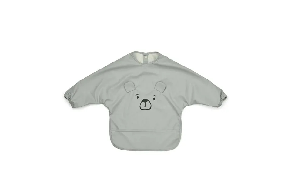 Liewood Merle Spiseforklæde - Mr. Bear Dove Blue