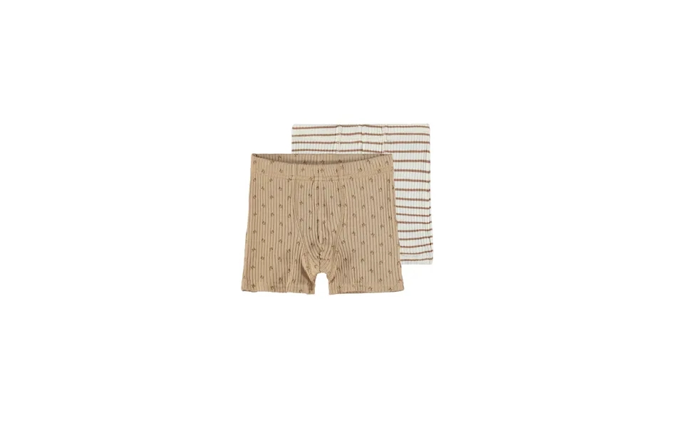 Lil Atelier 2 Pak Boxers Travertine - 92