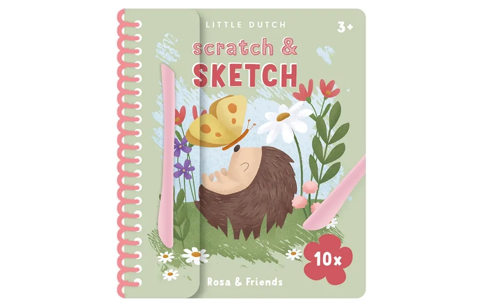 Little Dutch Skrabebog - Rosa & Friends