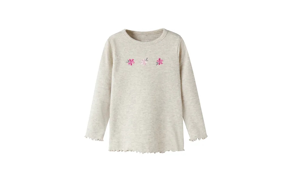 Name It Dari Ls Slim Top - Peyote Melange