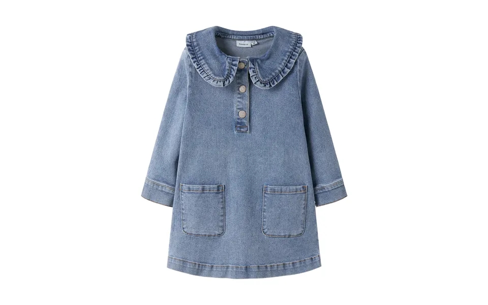Name It Gia Denim Dresss - Medium Blue Denim