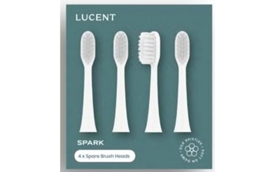 Be Lucent Spark Toothbrush Heads Refill White