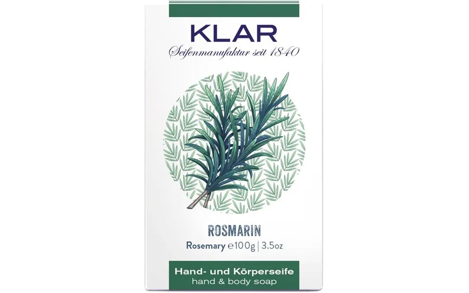 Klar Seifen Scrub Soap - Rosemary 100 G