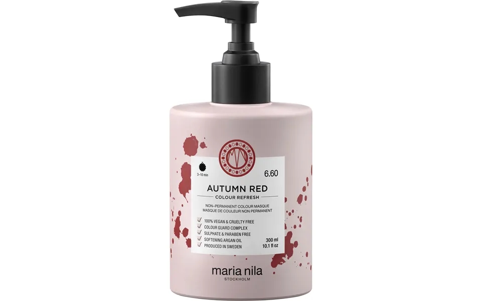 Maria Nila Colour Refresh Non-permanent Colour Masque 6.60 Autumn