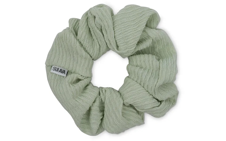 Sui Ava Ea Zig-zag Scrunchie Spearmint