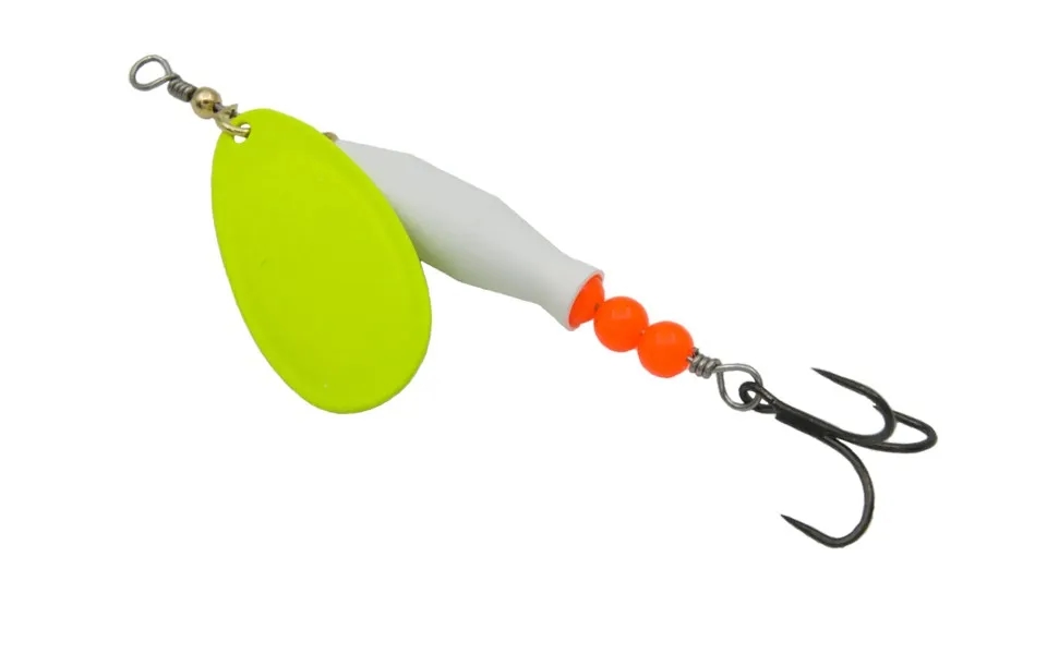 4profishing Firefly Hardtail -chartreuse Blad-hvid Krop Orange-21 Gr