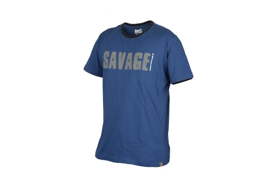Simply Savage Tee-blå-m