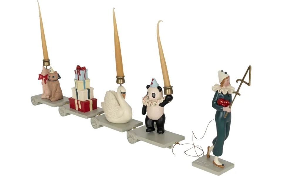 Birthday Train Clown Coeur