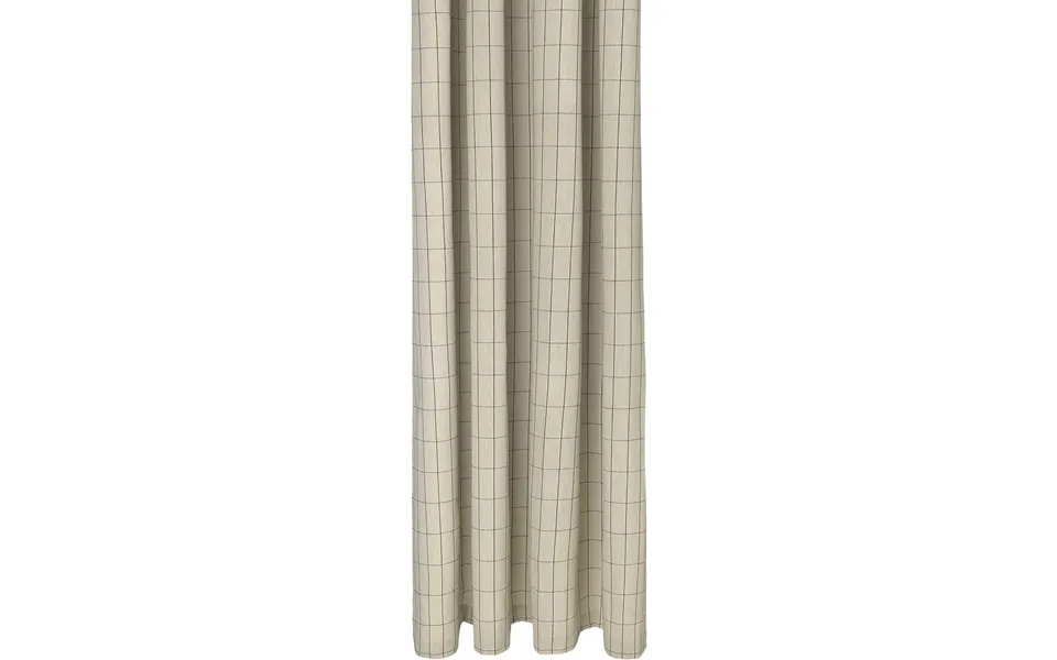 Chambray Shower Curtain Grid