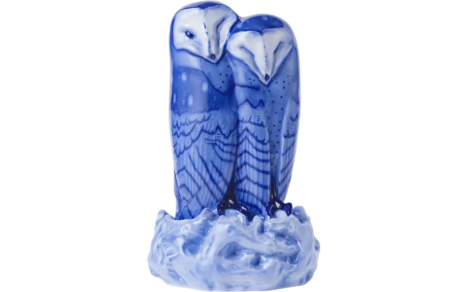 Figurer Blå Uglepar - 34 Cm