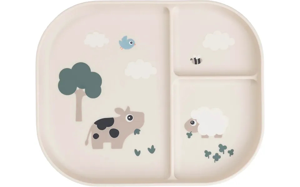 Foodie Inddelt Tallerken Tiny Farm Sand