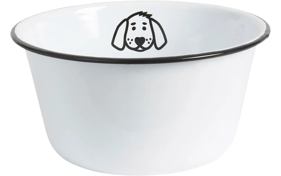 Hundeskål Stor Emalje