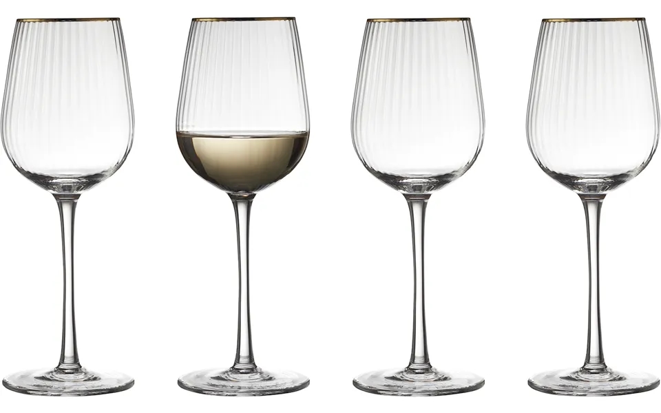 Hvidvinsglas Palermo Gold 30 Cl 4 Stk.